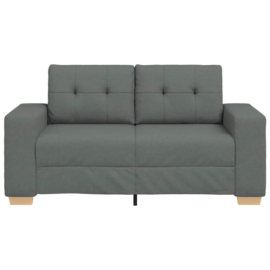 Canapea lovesea gri închis 120 cm țesătură GartenMobel Dekor