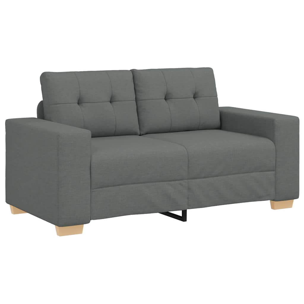 Canapea lovesea gri închis 120 cm țesătură GartenMobel Dekor