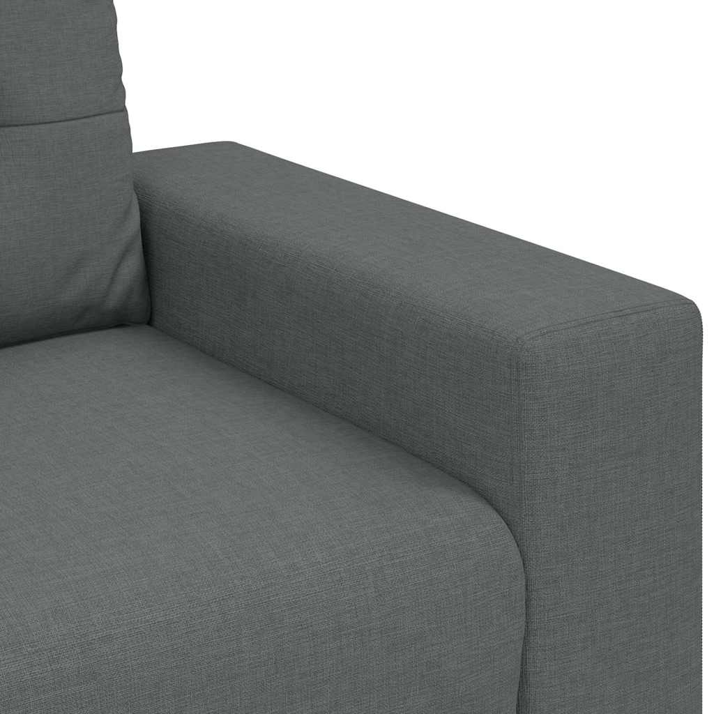 Canapea lovesea gri închis 120 cm țesătură GartenMobel Dekor