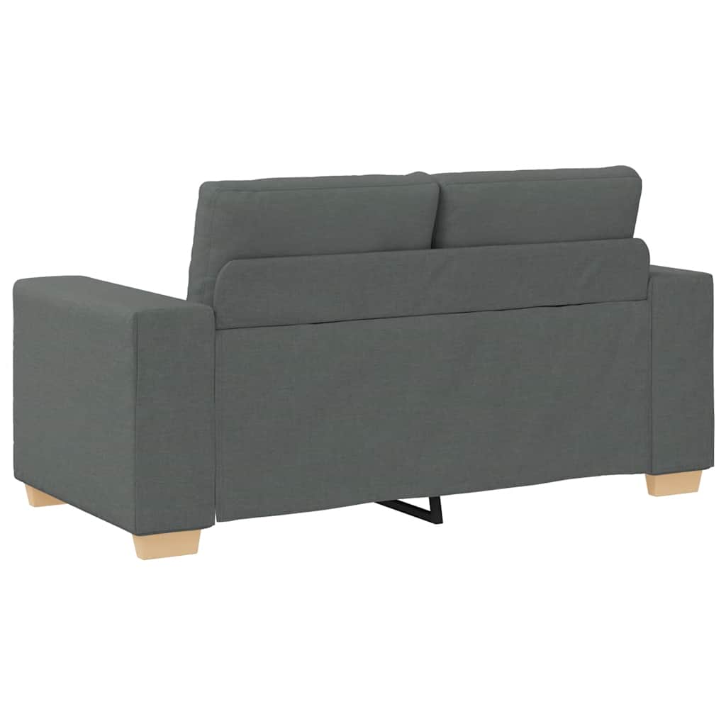 Canapea lovesea gri închis 120 cm țesătură GartenMobel Dekor
