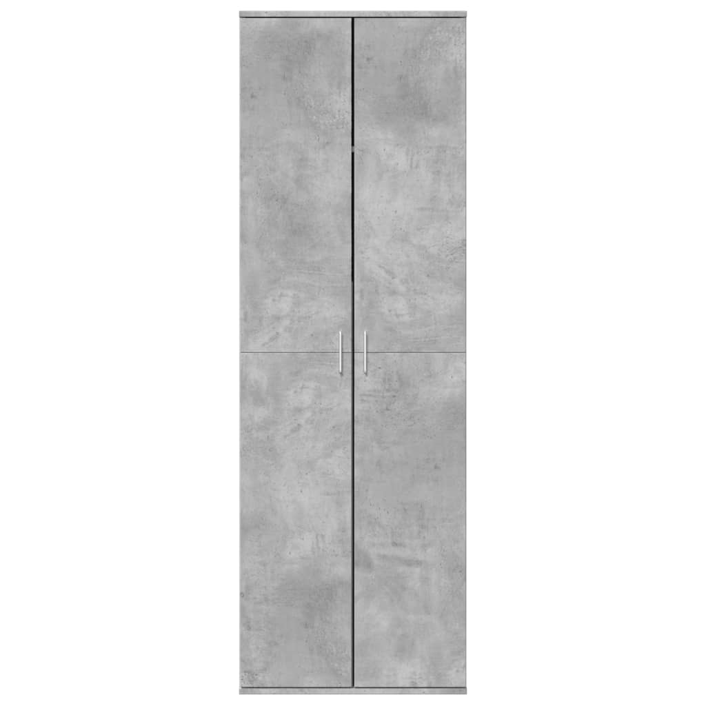 Dulap înalt, gri beton, 60x35x180 cm, lemn prelucrat GartenMobel Dekor
