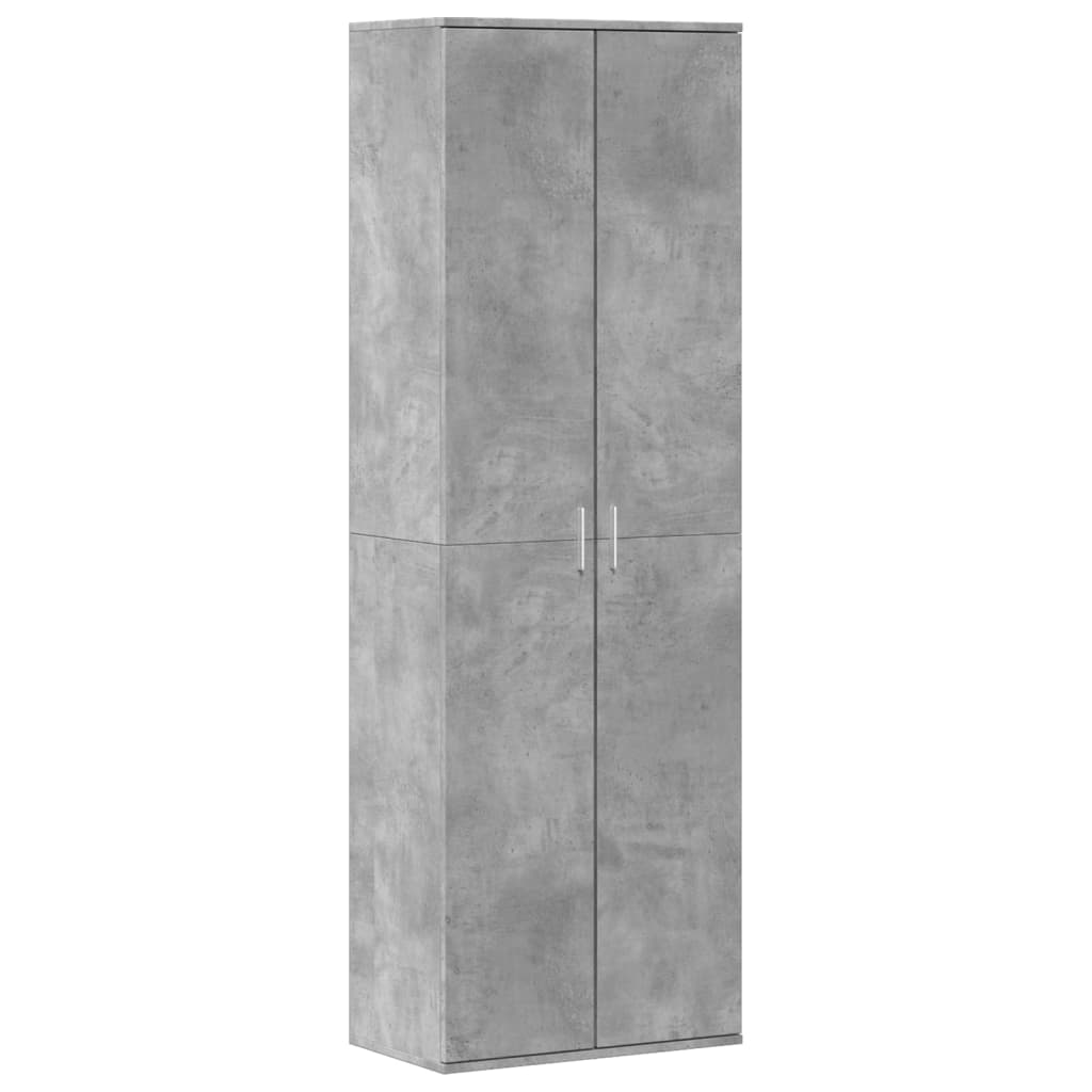 Dulap înalt, gri beton, 60x35x180 cm, lemn prelucrat GartenMobel Dekor