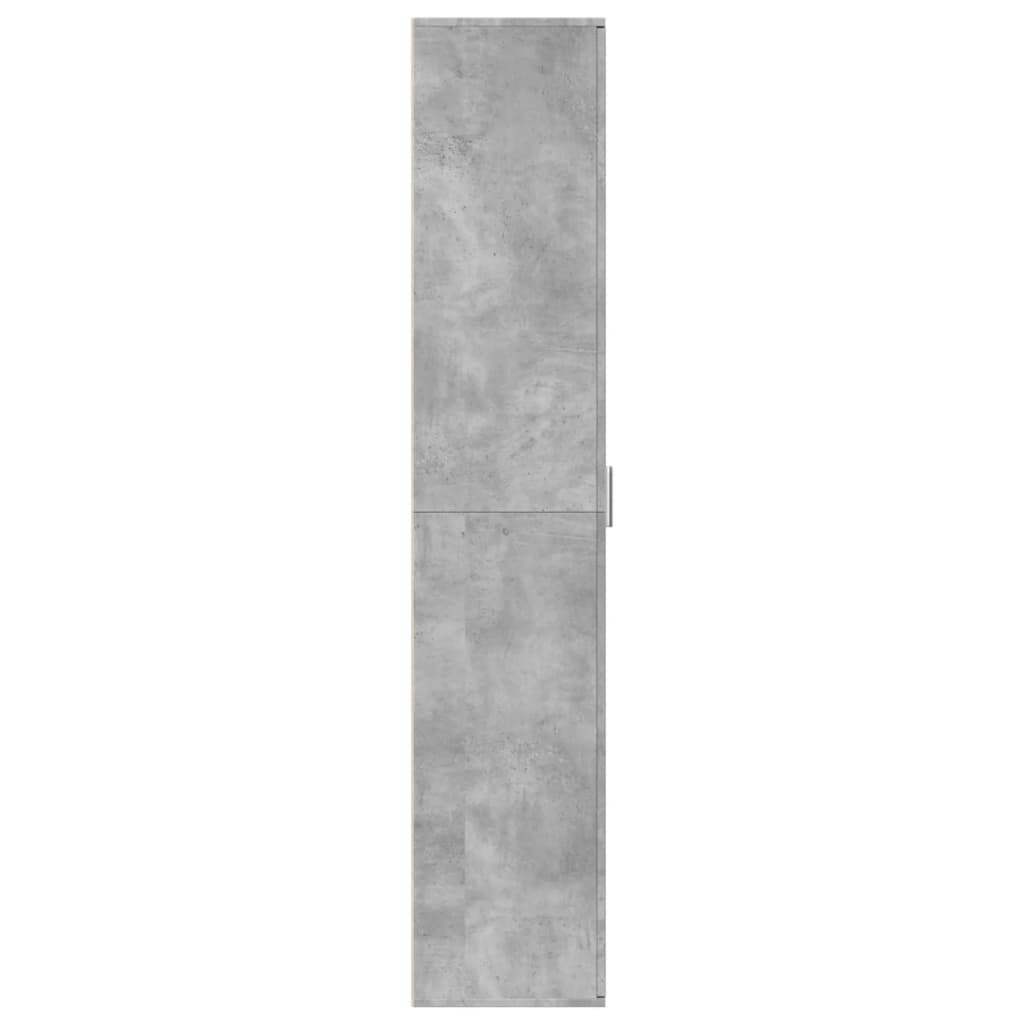 Dulap înalt, gri beton, 60x35x180 cm, lemn prelucrat GartenMobel Dekor