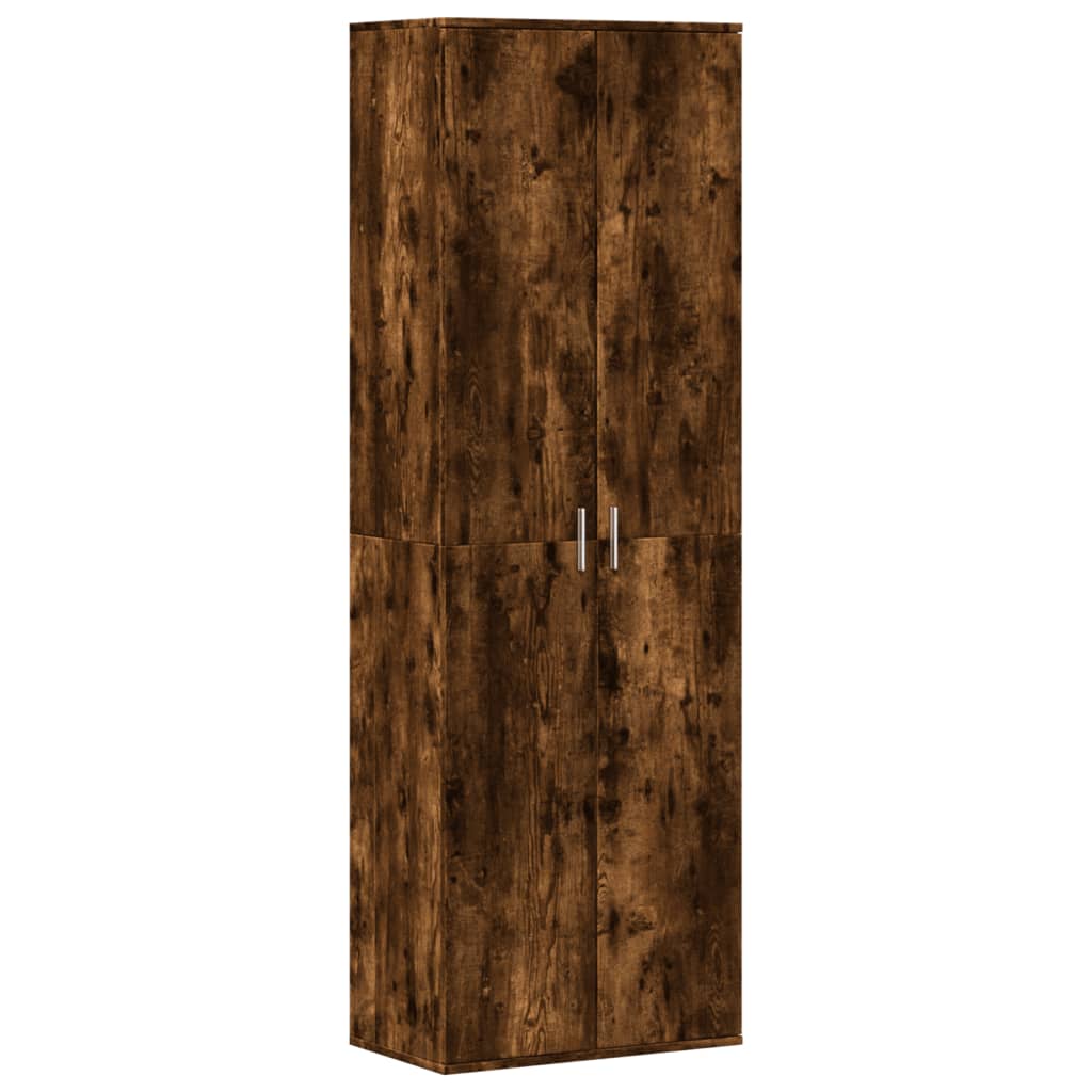 Dulap înalt, stejar fumuriu, 60x35x180 cm, lemn prelucrat GartenMobel Dekor