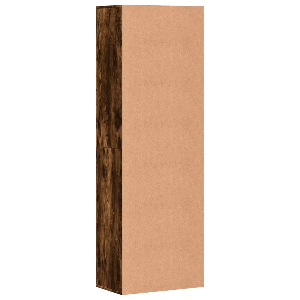 Dulap înalt, stejar fumuriu, 60x35x180 cm, lemn prelucrat GartenMobel Dekor