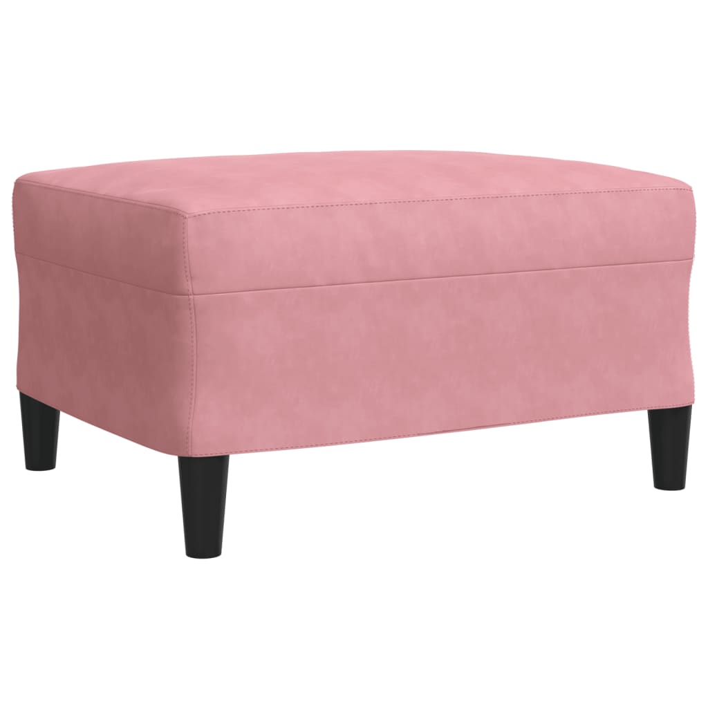 Set de canapele cu perne, 4 piese, roz, catifea GartenMobel Dekor