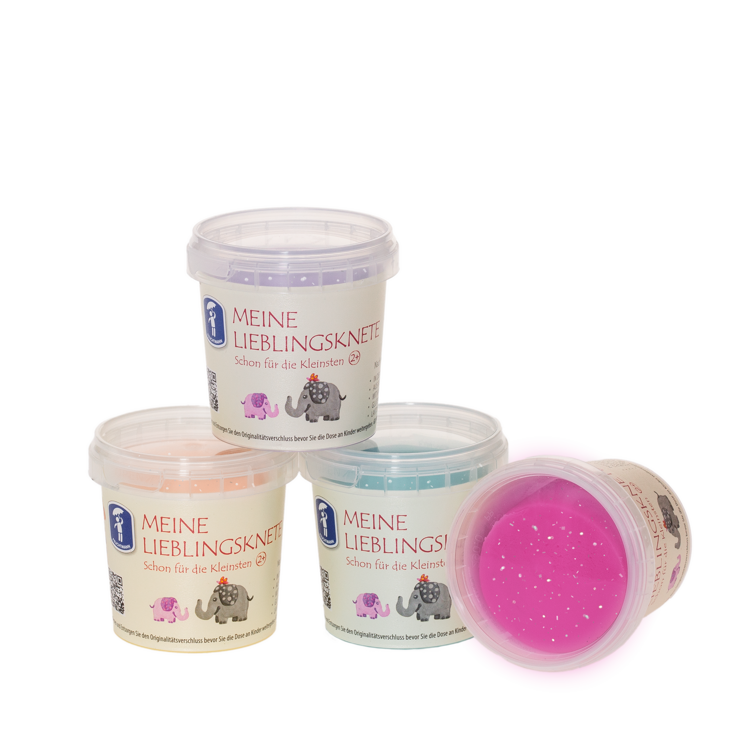 Set de modelaj premium cu sclipici PlayLearn Toys
