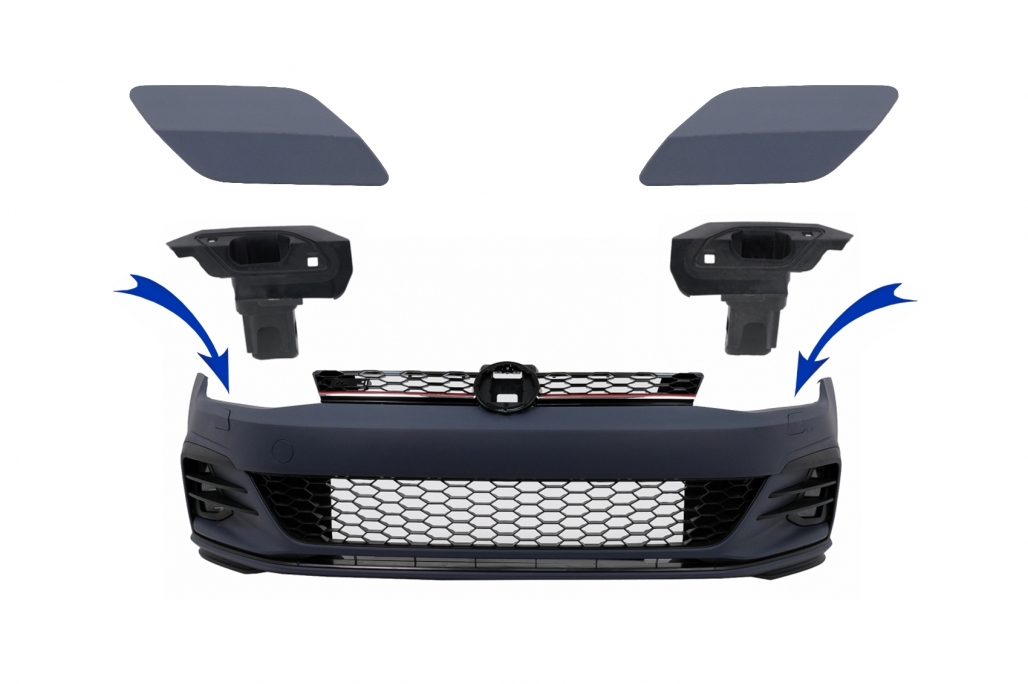 Capace Spalatoare Faruri VW Golf 7.5 (2017-2020) Bara Fata GTI Design Performance AutoTuning