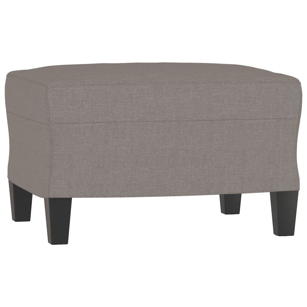 Set de canapea cu perne, 3 piese, gri taupe, material textil GartenMobel Dekor