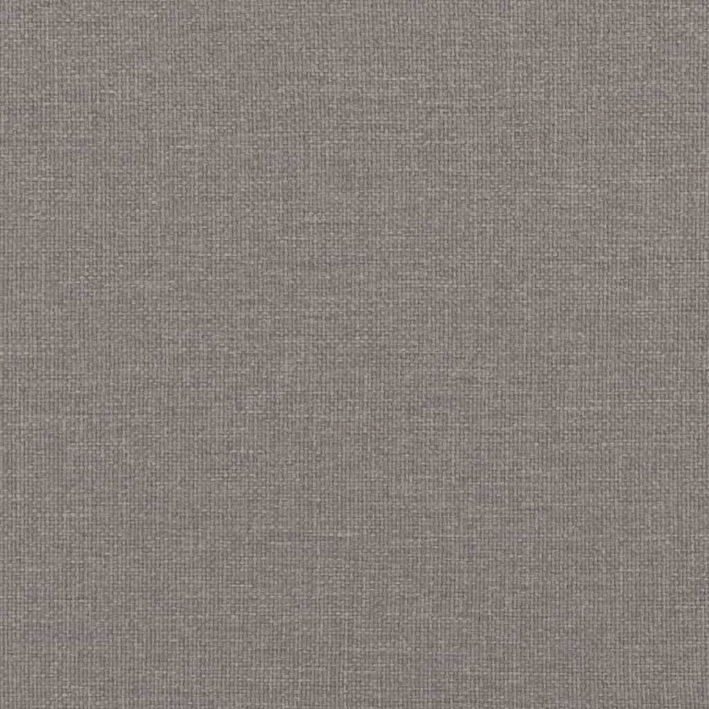 Set de canapea cu perne, 3 piese, gri taupe, material textil GartenMobel Dekor