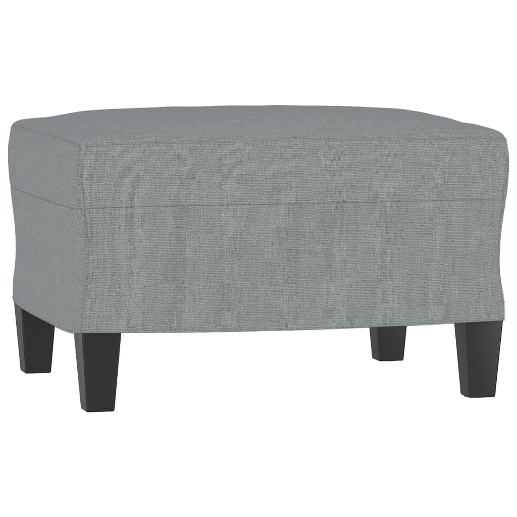 Set de canapele cu perne, 4 piese, gri deschis, textil GartenMobel Dekor