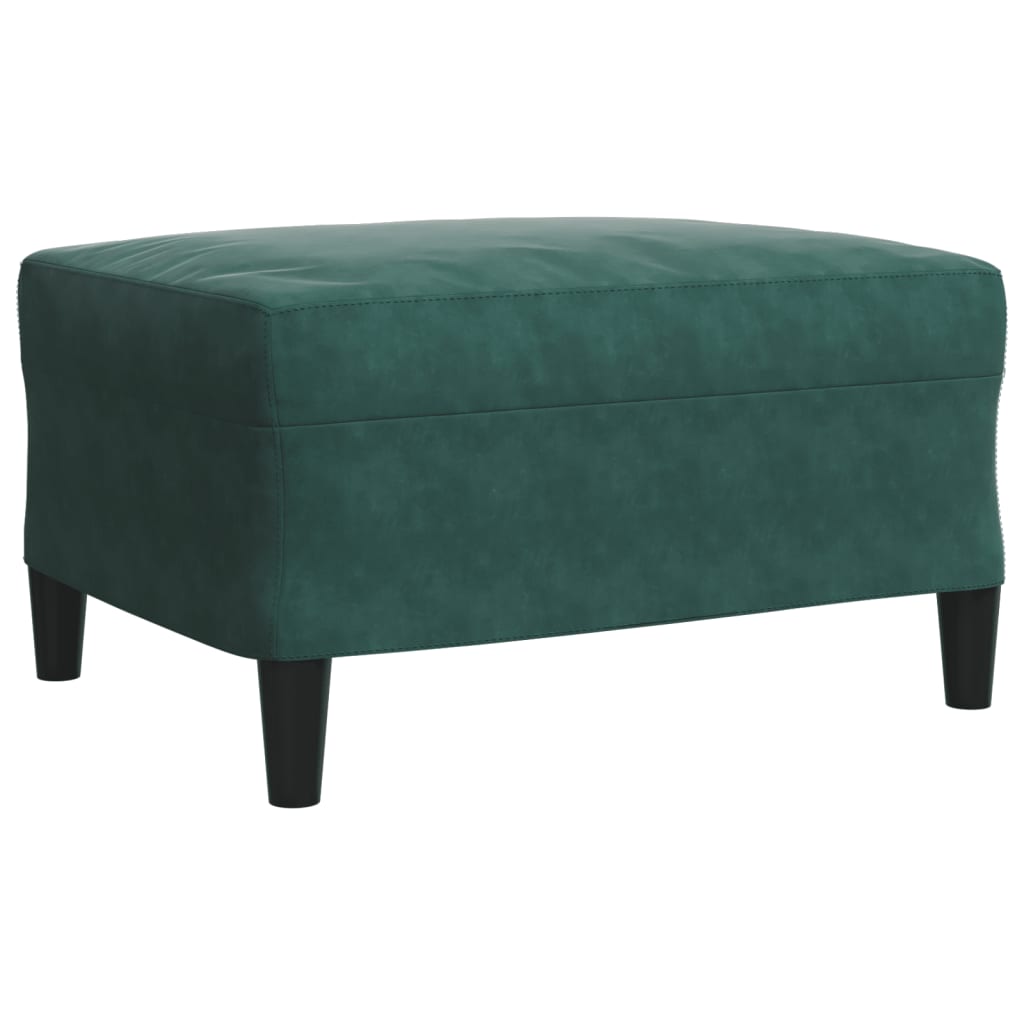 Set de canapele cu perne, 4 piese, verde închis, catifea GartenMobel Dekor