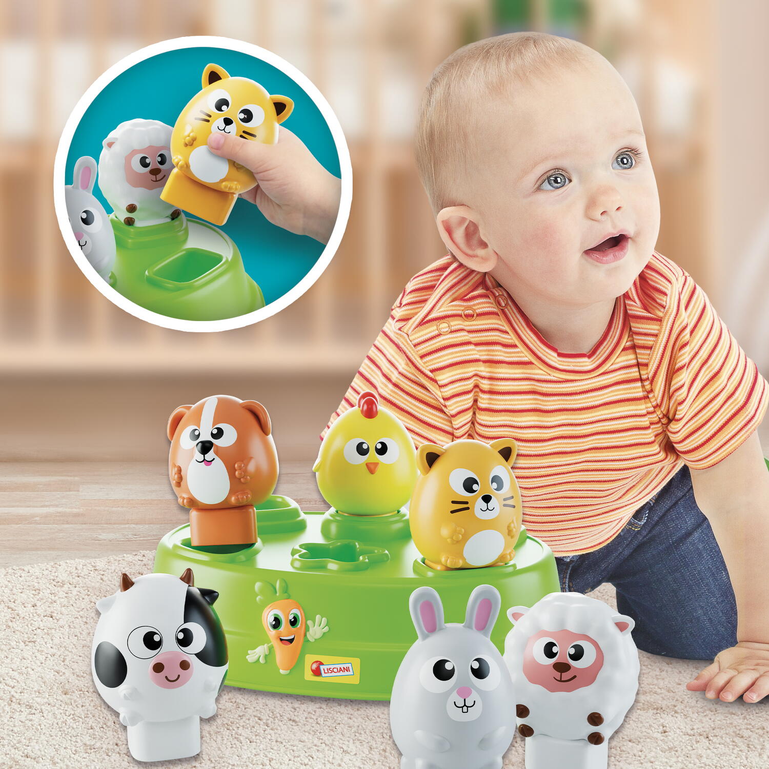 Joc de potrivire - Ferma mea vesela PlayLearn Toys