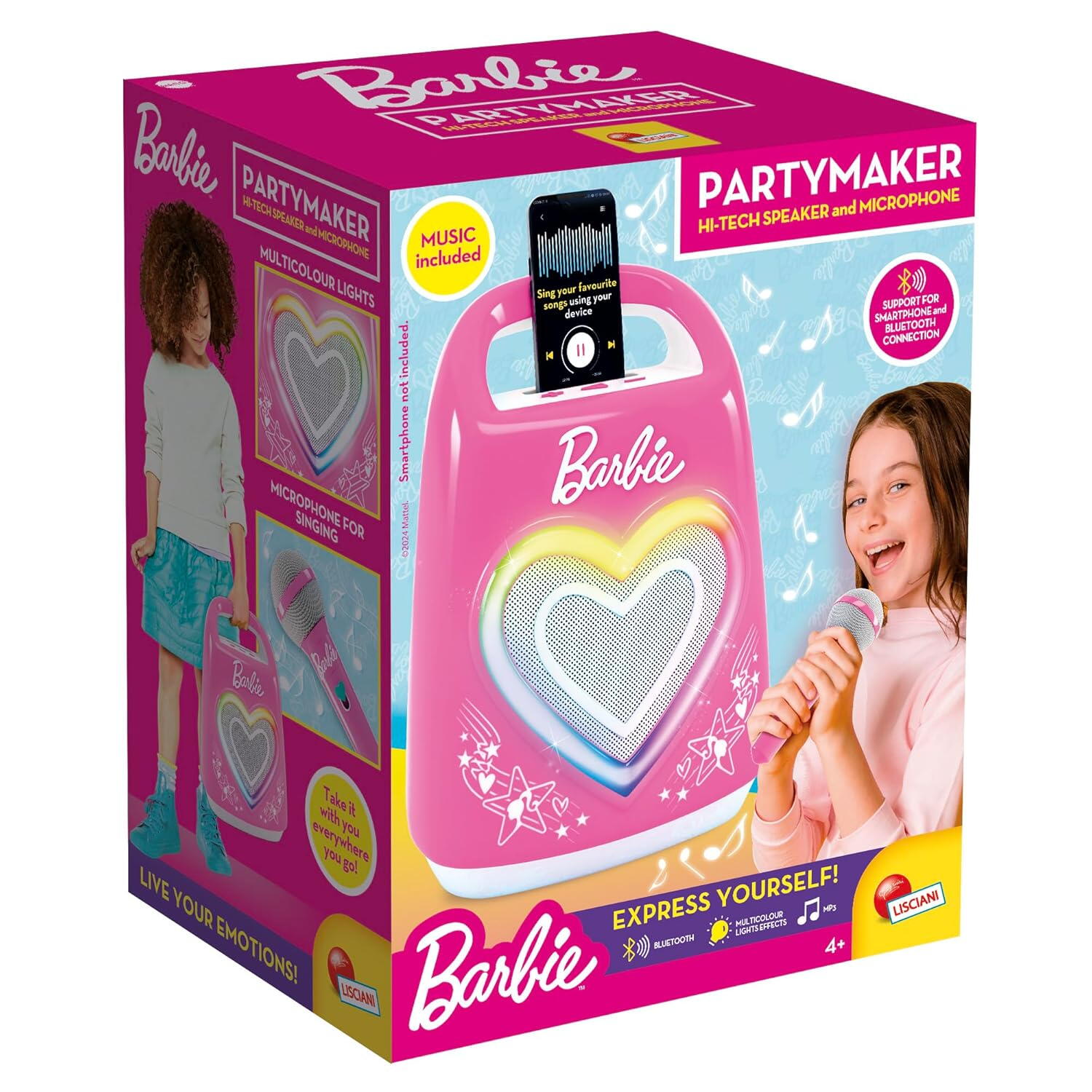 Set petrecere Barbie - Microfon & boxa PlayLearn Toys