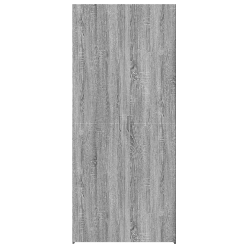 Dulap înalt, gri sonoma, 80x42,5x185 cm, lemn prelucrat GartenMobel Dekor