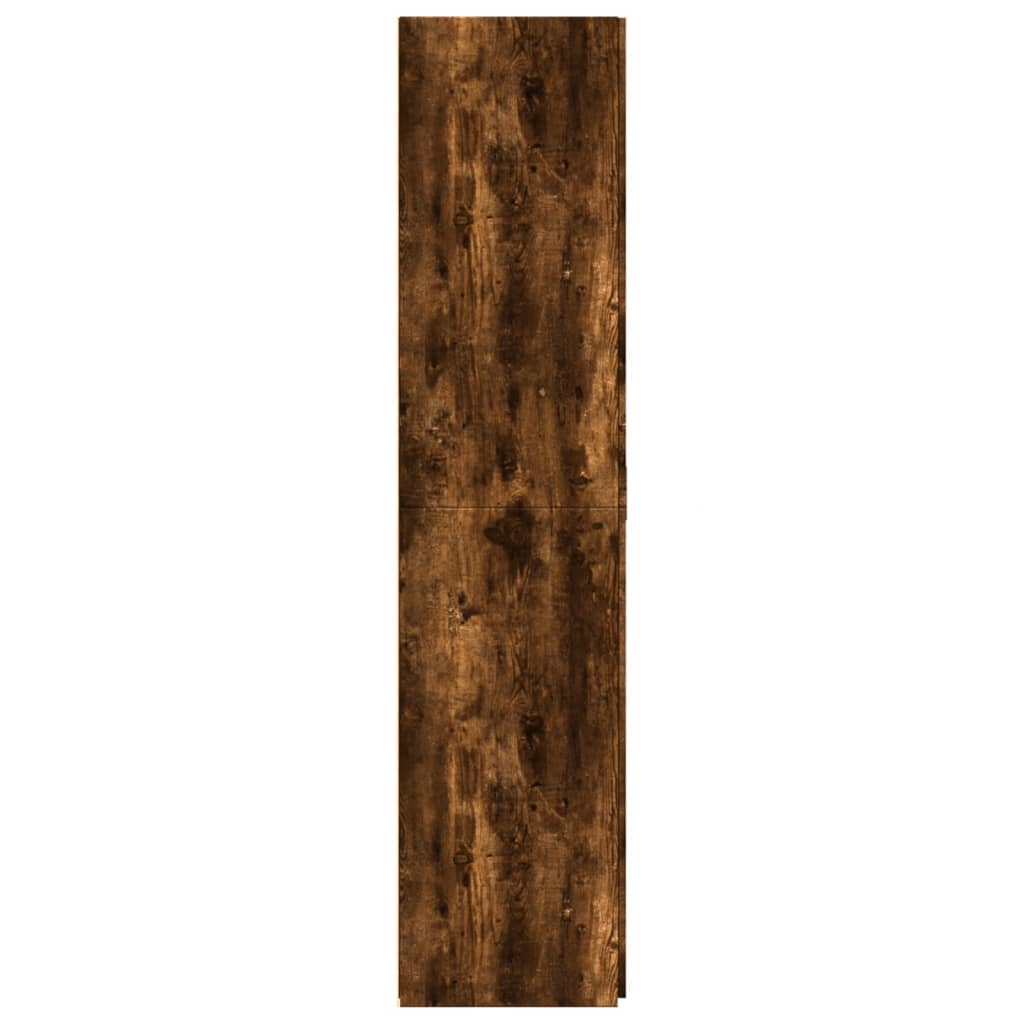 Dulap înalt, stejar fumuriu, 80x42,5x185 cm, lemn prelucrat GartenMobel Dekor