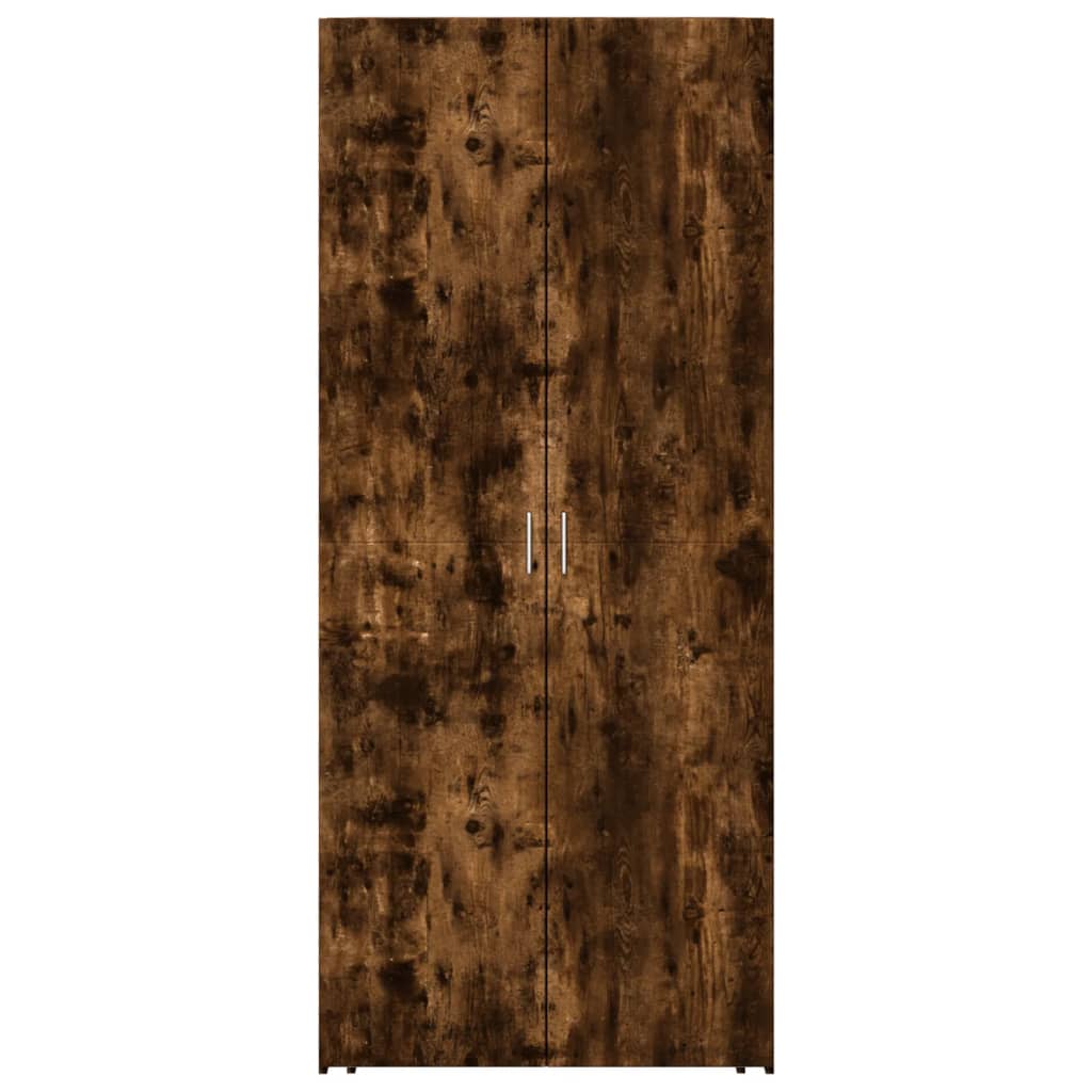 Dulap înalt, stejar fumuriu, 80x42,5x185 cm, lemn prelucrat GartenMobel Dekor