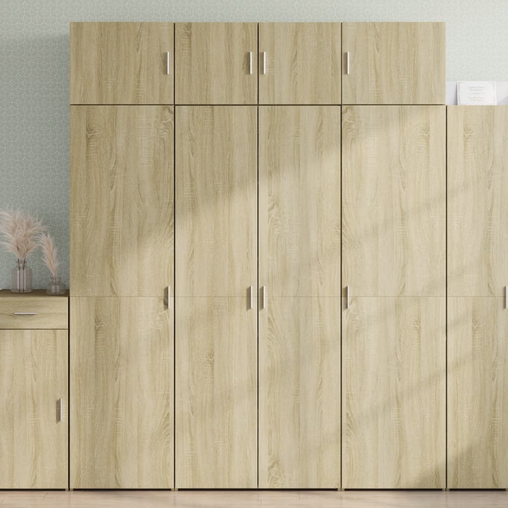 Dulap înalt, stejar sonoma, 80x42,5x185 cm, lemn prelucrat GartenMobel Dekor