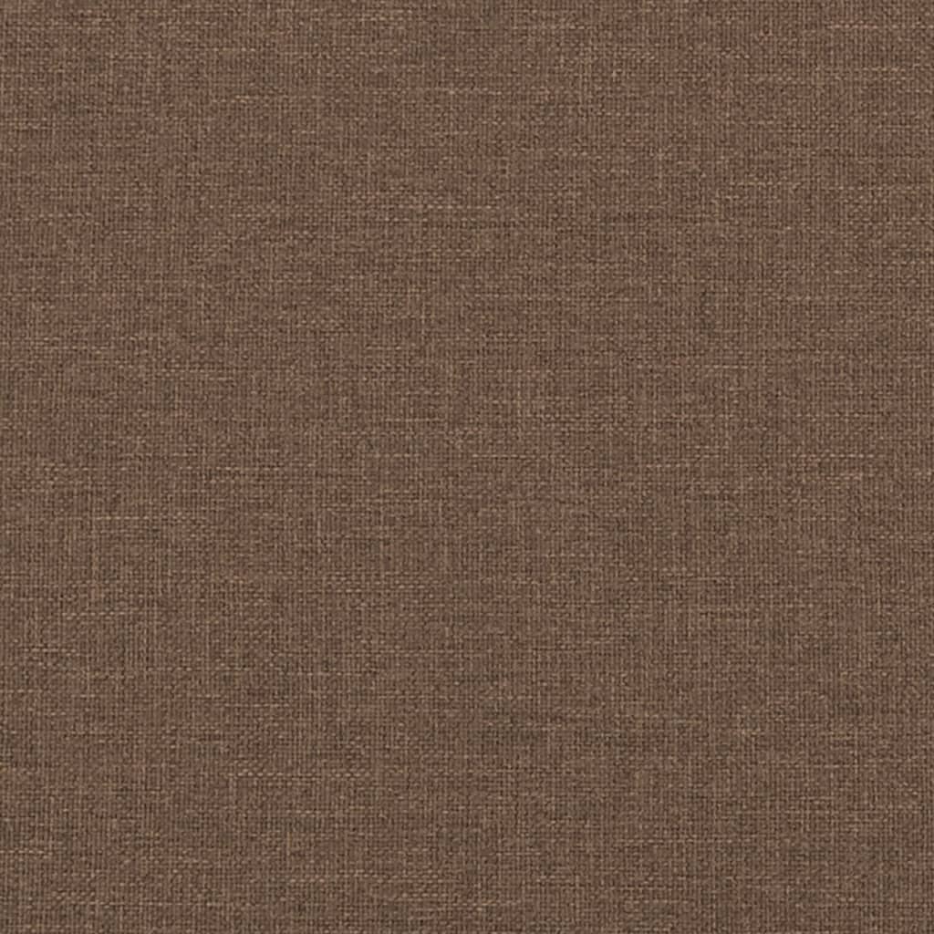 Set de canapele cu perne, 3 piese, maro, textil GartenMobel Dekor