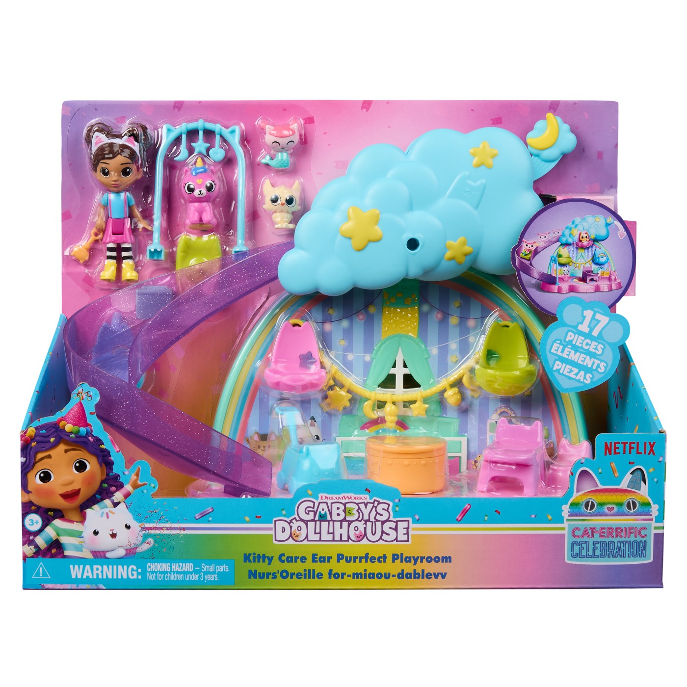 GABBYS DOLLHOUSE SET CAMERA DE JOACA KITTY CARE EAR PURRFECT SuperHeroes ToysZone