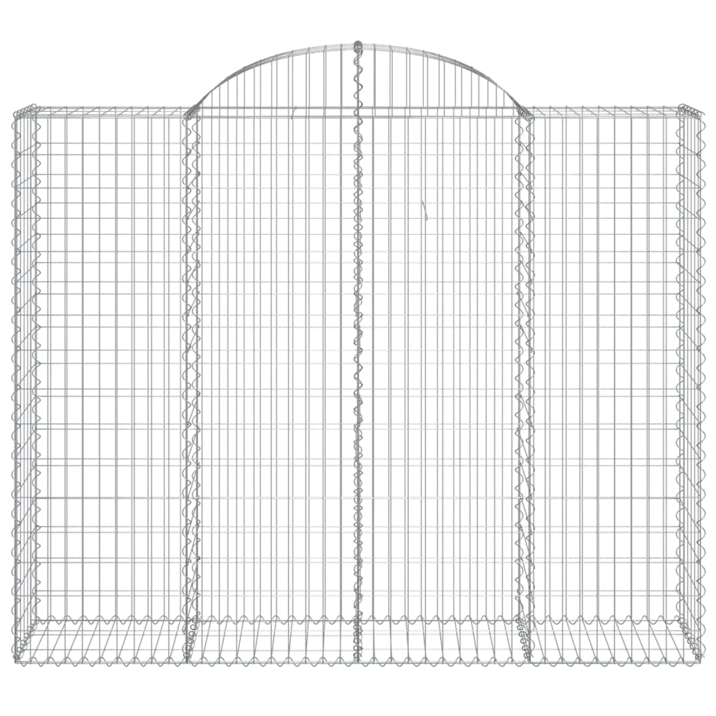Coșuri gabion arcuite 14 buc 200x50x160/180 cm, fier galvanizat GartenMobel Dekor