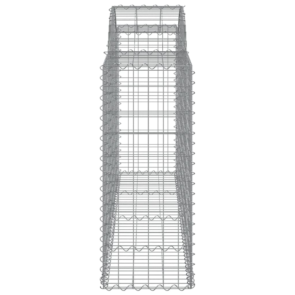 Coșuri gabion arcuite 18 buc, 200x50x100/120cm, fier galvanizat GartenMobel Dekor