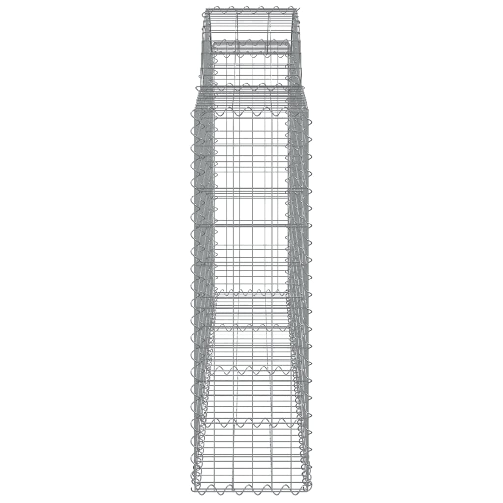 Coșuri gabion arcuite 20 buc, 200x30x100/120 cm fier galvanizat GartenMobel Dekor