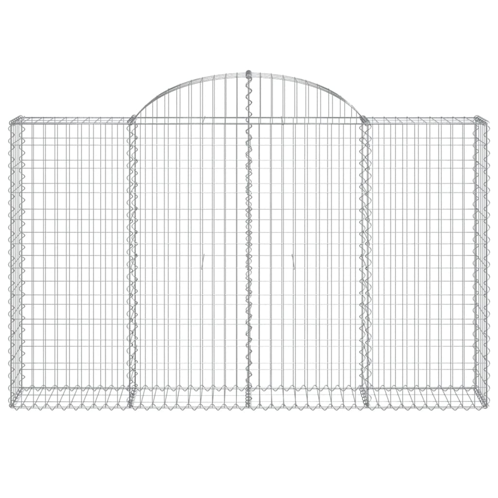 Coșuri gabion arcuite 30 buc, 200x30x120/140cm, fier galvanizat GartenMobel Dekor