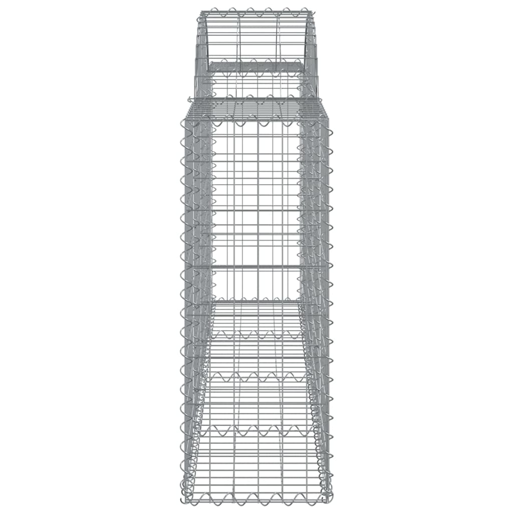 Coșuri gabion arcuite 30 buc, 200x30x80/100 cm, fier galvanizat GartenMobel Dekor