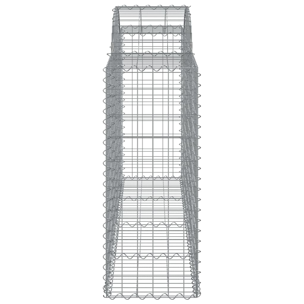Coșuri gabion arcuite 30 buc, 200x50x100/120cm, fier galvanizat GartenMobel Dekor