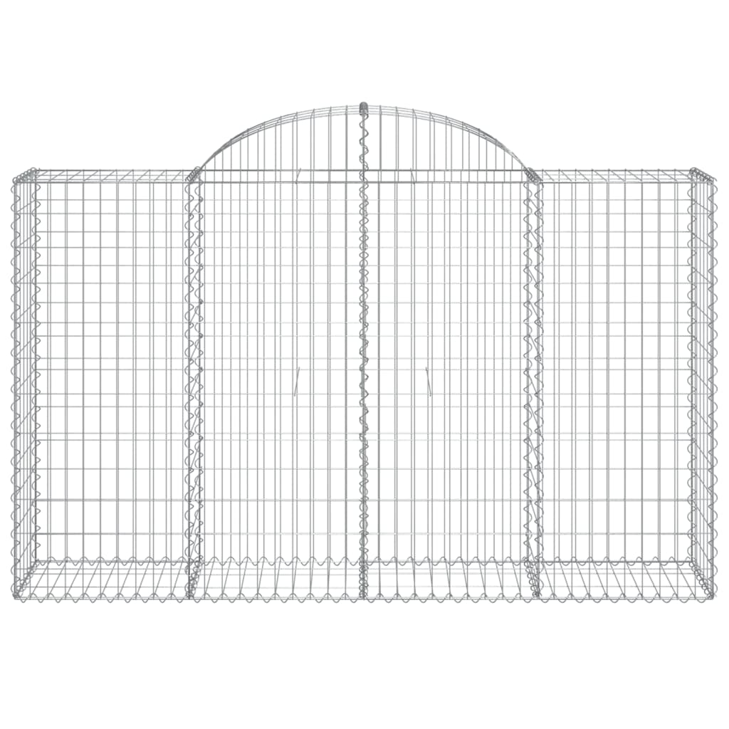 Coșuri gabion arcuite 30 buc, 200x50x120/140cm, fier galvanizat GartenMobel Dekor
