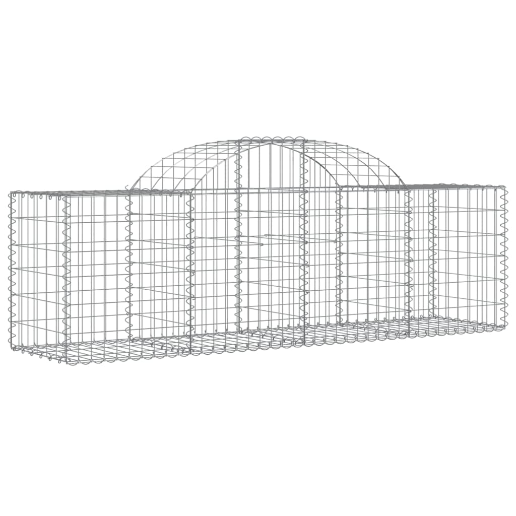 Coșuri gabion arcuite 30 buc, 200x50x60/80 cm, fier galvanizat GartenMobel Dekor