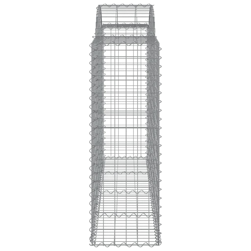 Coșuri gabion arcuite 40 buc, 200x50x120/140cm, fier galvanizat GartenMobel Dekor