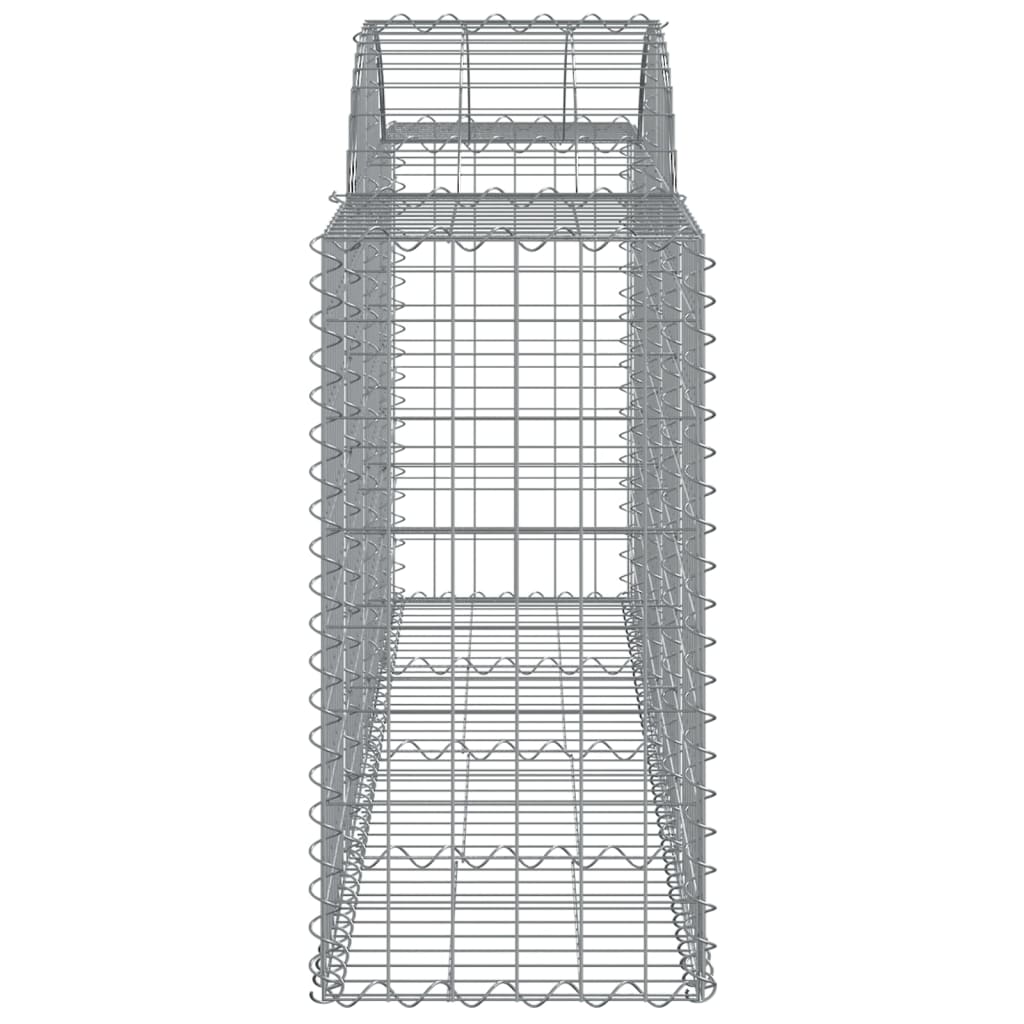 Coșuri gabion arcuite 40 buc, 200x50x80/100 cm, fier galvanizat GartenMobel Dekor