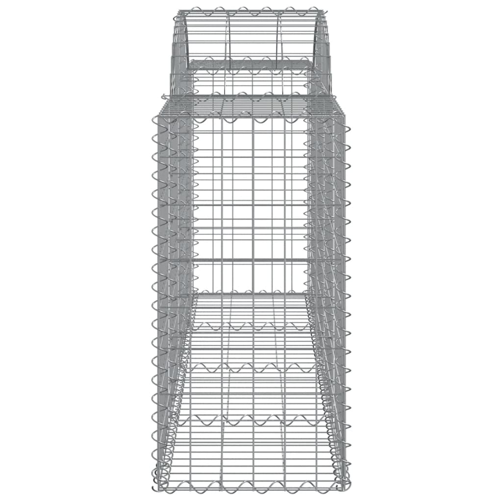 Coșuri gabion arcuite 50 buc, 200x50x80/100 cm, fier galvanizat GartenMobel Dekor