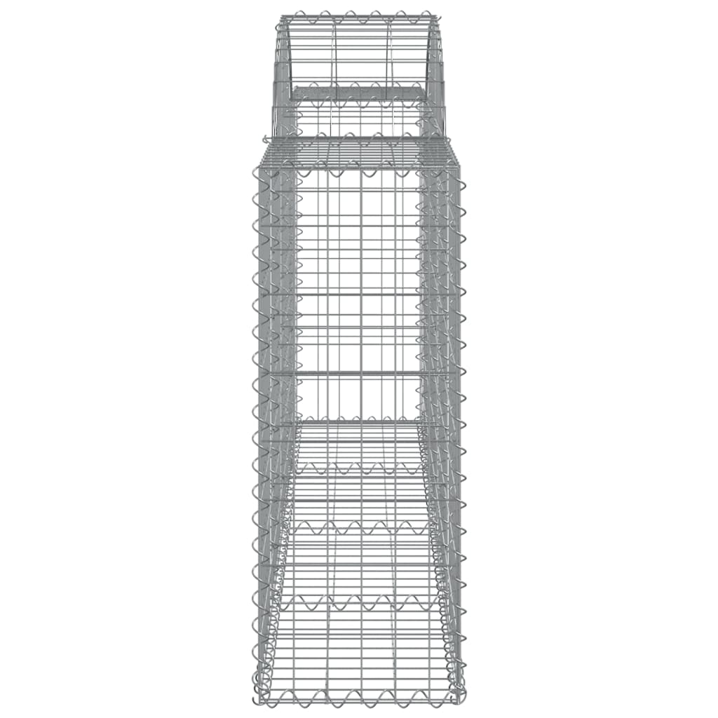 Coșuri gabion arcuite 6 buc, 200x30x80/100cm, fier galvanizat GartenMobel Dekor