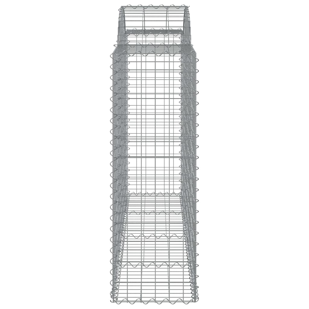 Coșuri gabion arcuite 6 buc, 200x50x120/140 cm, fier galvanizat GartenMobel Dekor