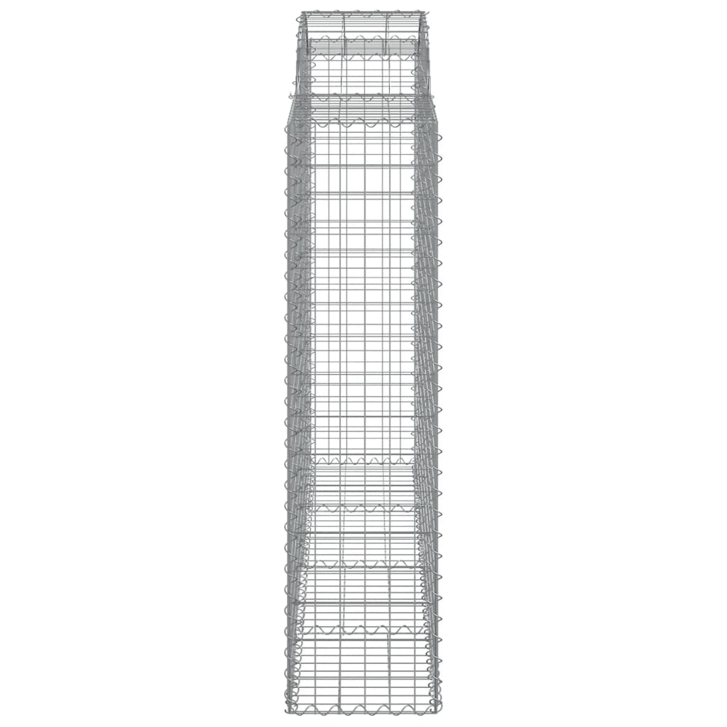 Coșuri gabion arcuite 8 buc, 200x50x160/180 cm, fier galvanizat GartenMobel Dekor