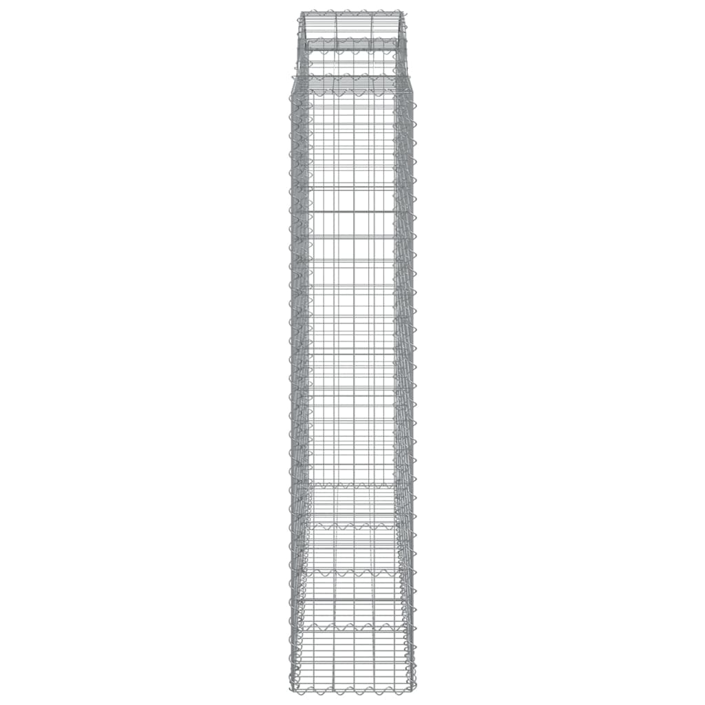 Coșuri gabion arcuite, 6 buc 200x50x200/220 cm, fier galvanizat GartenMobel Dekor