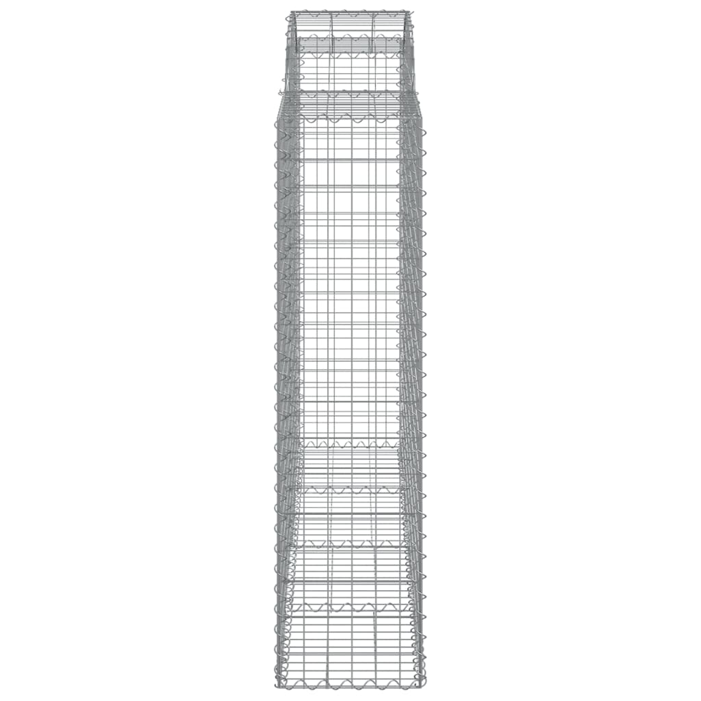 Coșuri gabion arcuite 20 buc, 200x50x160/180cm, fier galvanizat GartenMobel Dekor