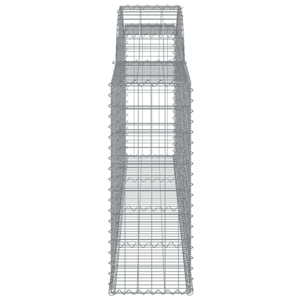 Coșuri gabion arcuite 20 buc, 300x30x80/100 cm, fier galvanizat GartenMobel Dekor
