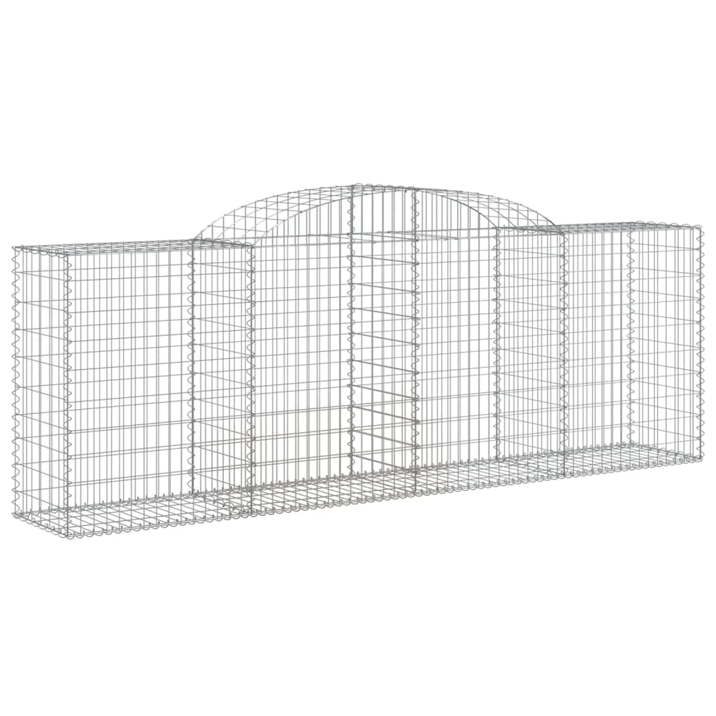 Coșuri gabion arcuite 20 buc, 300x50x100/120cm, fier galvanizat GartenMobel Dekor