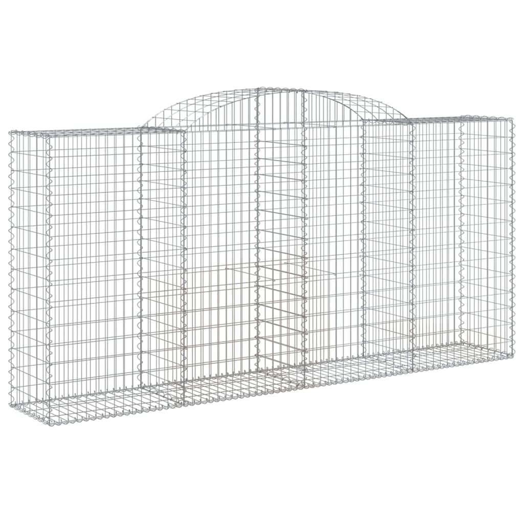 Coșuri gabion arcuite 20 buc, 300x50x140/160cm, fier galvanizat GartenMobel Dekor