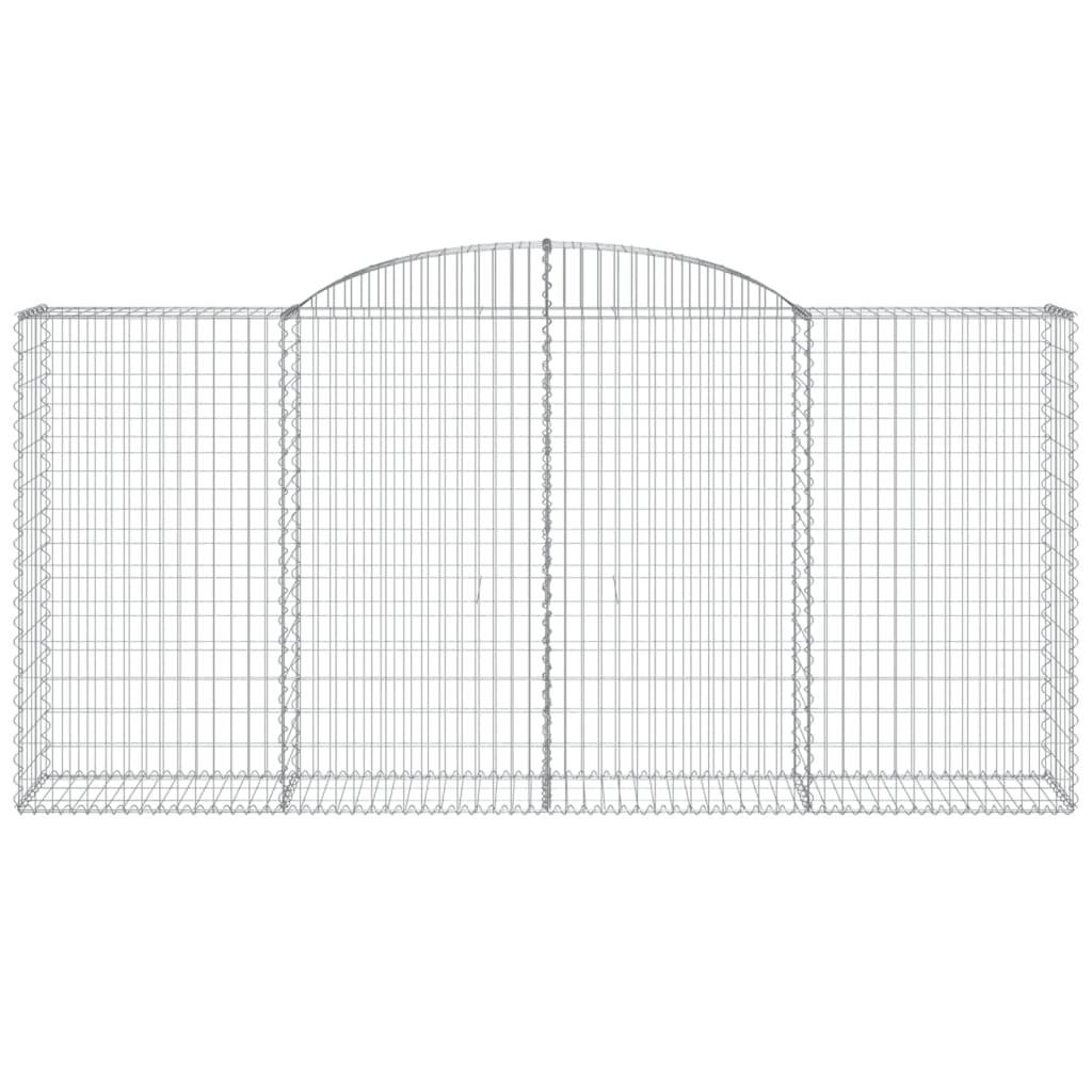 Coșuri gabion arcuite 20 buc, 300x50x140/160cm, fier galvanizat GartenMobel Dekor