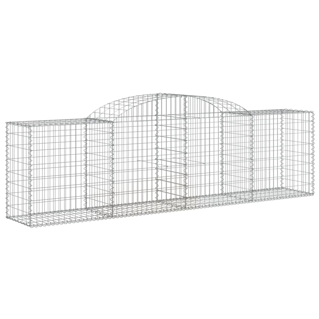 Coșuri gabion arcuite 20 buc, 300x50x80/100 cm, fier galvanizat GartenMobel Dekor