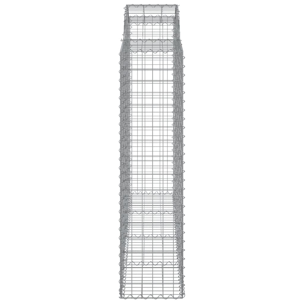 Coșuri gabion arcuite 30 buc, 200x50x160/180cm, fier galvanizat GartenMobel Dekor