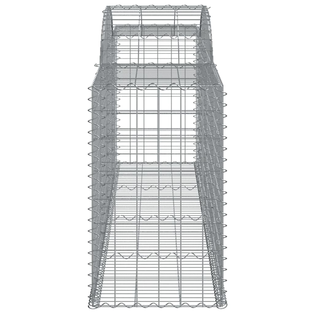 Coșuri gabion arcuite 30 buc, 300x50x80/100 cm, fier galvanizat GartenMobel Dekor