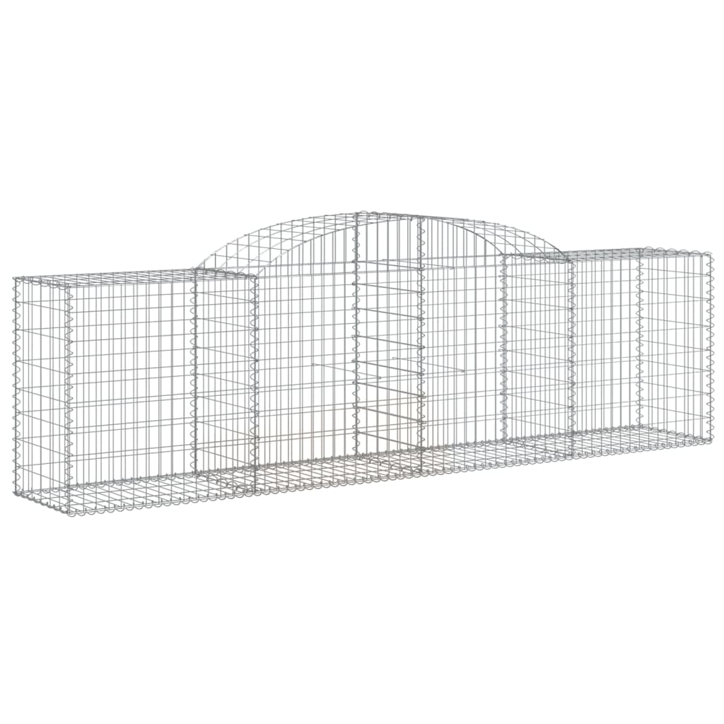 Coșuri gabion arcuite 30 buc, 300x50x80/100 cm, fier galvanizat GartenMobel Dekor