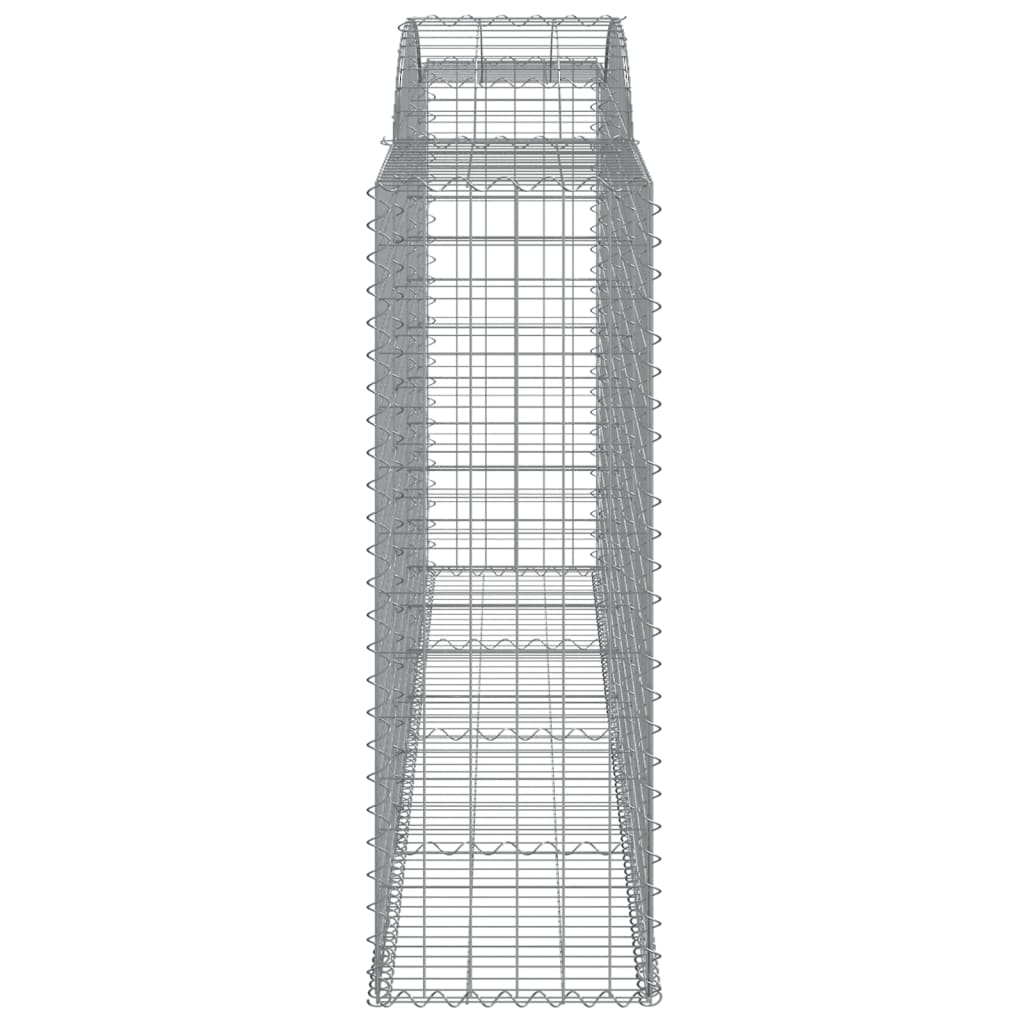 Coșuri gabion arcuite 4 buc. 300x50x140/160cm fier galvanizat GartenMobel Dekor
