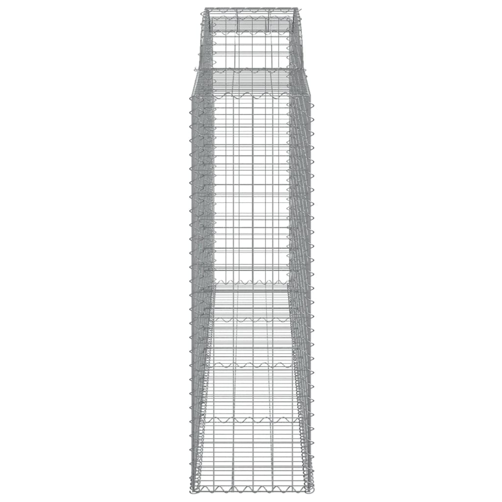 Coșuri gabion arcuite 4 buc, 300x50x160/180 cm, fier galvanizat GartenMobel Dekor